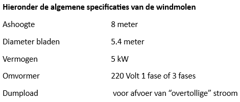 windmolen 5kw spec